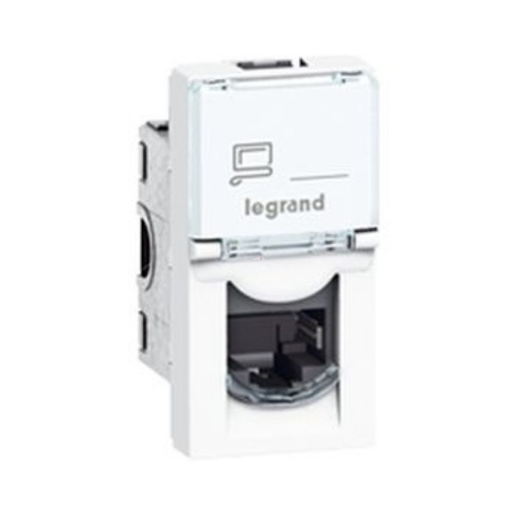 Legrand Program Mosaic LCS2 RJ45 mufă Cat 6 FTP, 1 modul, alb (076562)