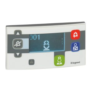   Unitate de confirmare Legrand pentru camere cu afișaj LCD alfanumeric, pentru sistem digital de apelare a asistentelor medicale - 76607