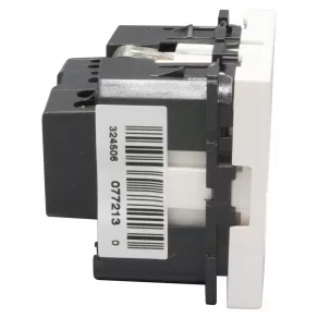   Priză LeGrand Program Mosaic 2P+F max. 4 mm, montată cu șuruburi, 2 m, albă - 77213