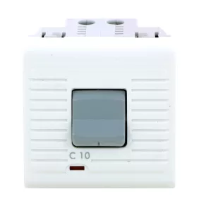   Întrerupător automat miniatural Legrand Program Mosaic 1P+N, 10A, 2m, alb - 77521
