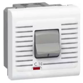   Întrerupător automat miniatural Legrand Program Mosaic 1P+N, 16A, 2m, alb - 77522