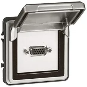   Adaptor de transformare Legrand Soliroc cu capac rabatabil, rezistent la vandalism IK10 - 77880