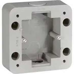   Cutie de montare încastrată Legrand Soliroc 1-gang, rezistentă la vandalism IK10 - 77890