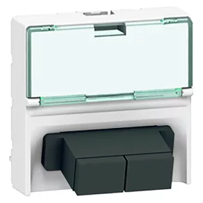 Legrand Program Mosaic 2xSC priză push-pull 2m alb - 78617