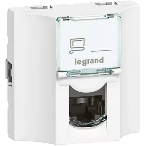   Legrand Program Mosaic Cat. 5e FTP 9 contacte 2 module alb - 78621