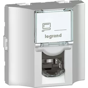   Legrand Program Mosaic Cat. 5e UTP 8 contacte 2 module aluminiu - 78624