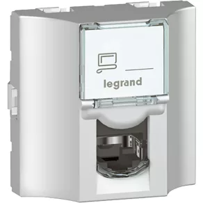   Legrand Program Mosaic Cat. 6 UTP 8 contacte 2 module aluminiu - 78626