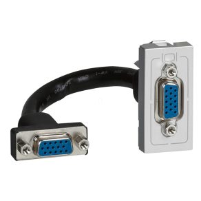   Legrand Program Mosaic HD15 intrare pre-cablată 2 module aluminiu - 79377