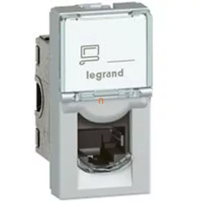   Legrand Program Mosaic 1 x RJ45 (UTP) Cat.6A 1 modul aluminiu - 79471