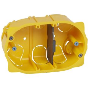   Cutie de montare încastrată Legrand Batibox pentru pereți din gips-carton, 3 module, adâncime 40 mm - 80049