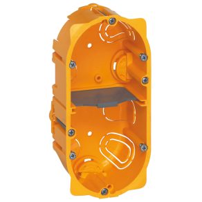   Cutie de montare încastrată Legrand Batibox pentru pereți din gips-carton, cutie 2, adâncime 50 mm - 80052
