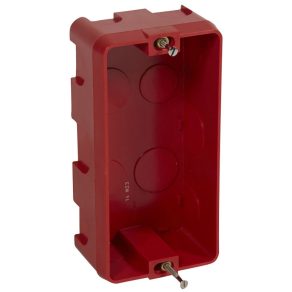   Cutie de montare încastrată Legrand Batibox pentru pereți din cărămidă, priză pentru aparat de ras cu 1 locaș, adâncime 50 mm - 80155