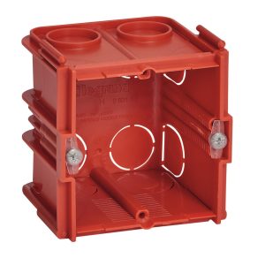   Cutie de montare încastrată Legrand Batibox pentru pereți din cărămidă, dimensiune 1, adâncime 60 mm pătrată - 80161