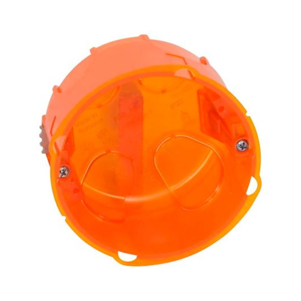 Leg.080188 Batibox cutie de scufundare pentru montare în mobilier sau perete pentru mini cutie de podea, D80 mm, adâncime 50 mm