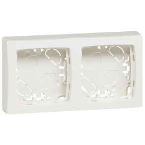 Cadru dublu Legrand Oteo, alb - 86092