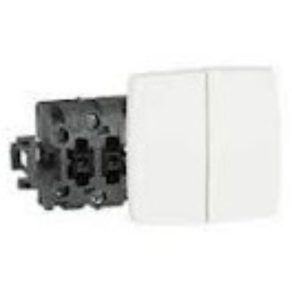 Întrerupător de perete Legrand Oteo, alb - 86102