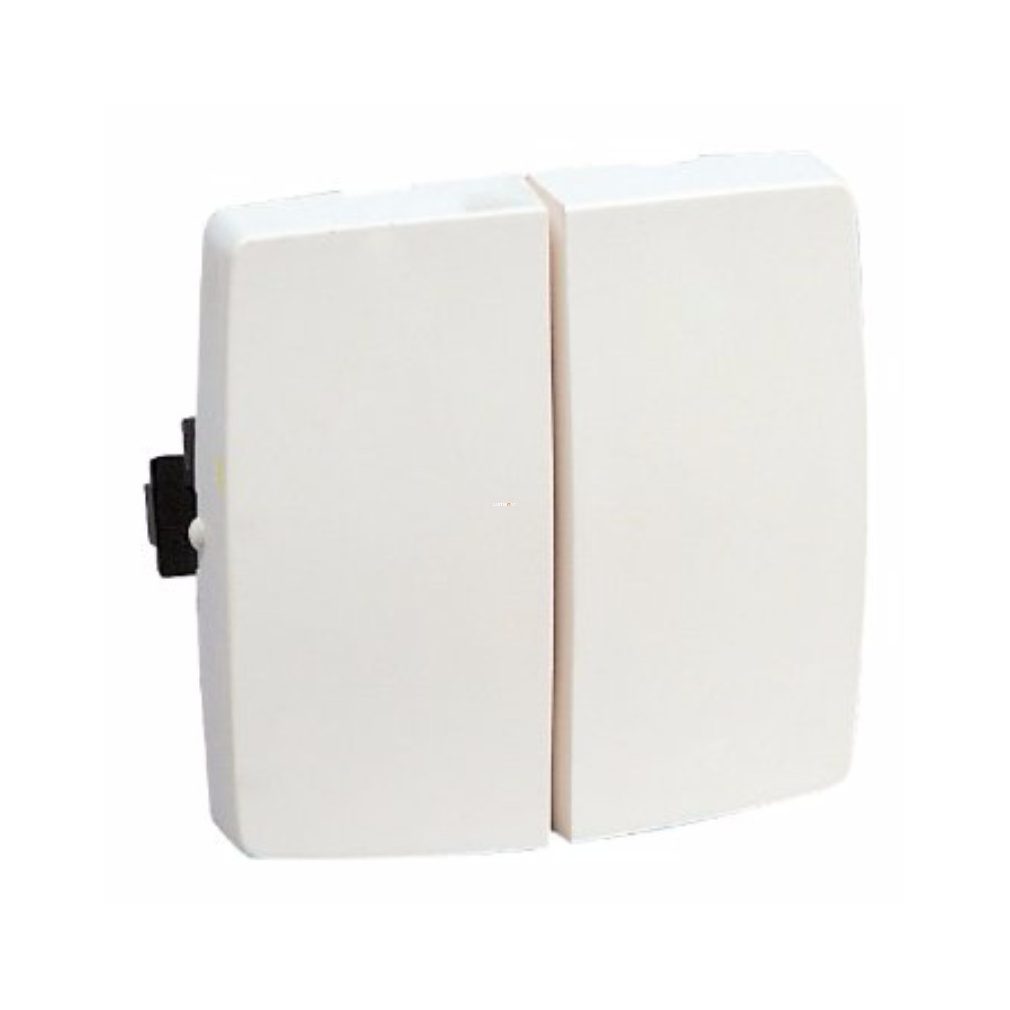 Legrand Oteo 106+6 comutator dublu pentru montare pe perete, fără cadru 086120
