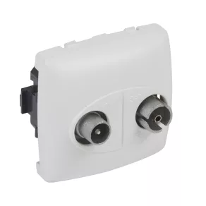   Priză terminală Legrand Oteo TV-RD fără ramă, albă - 86145