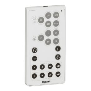   Configurator buton Legrand LM pentru detectoare de prezență, setare valoare fixă, IR - 88235