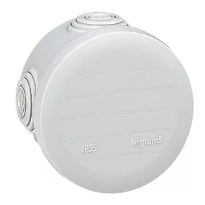   Cutie de montare rotundă Legrand Plexo 55 Ø70 mm×45 mm, 4 intrări - 92002