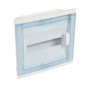   Cutie de distribuție încastrată Legrand Nedbox, 1s 14m cu ușă din plastic transparent - 201421