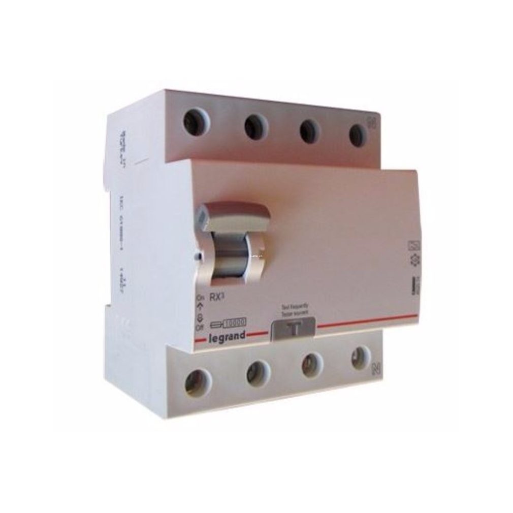 Legrand RX3 întrerupător de protecție a curentului 4P 63A A 30MA (402076)