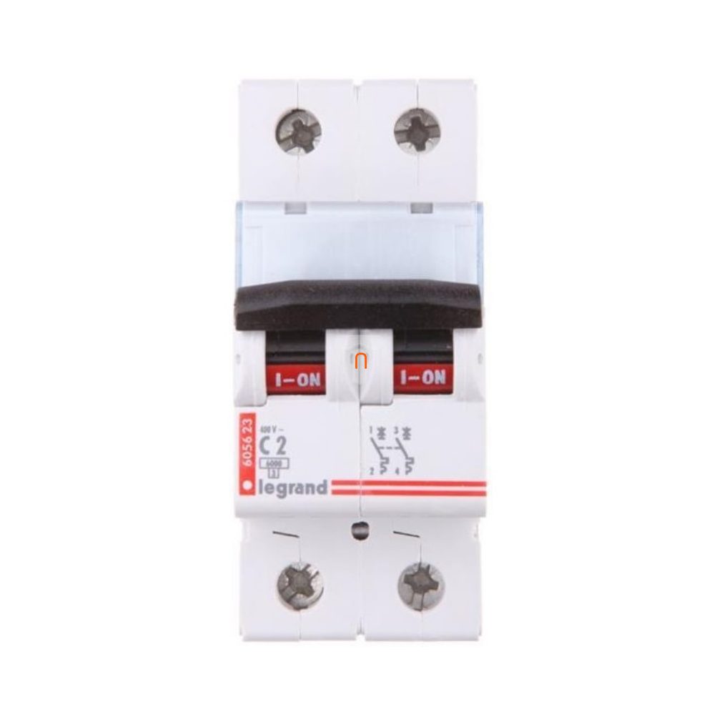 Legrand mini-disjunctor 2P C 16A 6kA TX3 (403528)