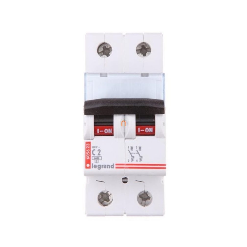 Legrand Circuit Breaker 2P C 25A 6kA TX3 (403530)