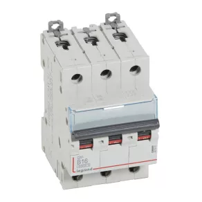   Întrerupător automat miniatural Legrand DX3 3P B16 6000A/10kA - 407561