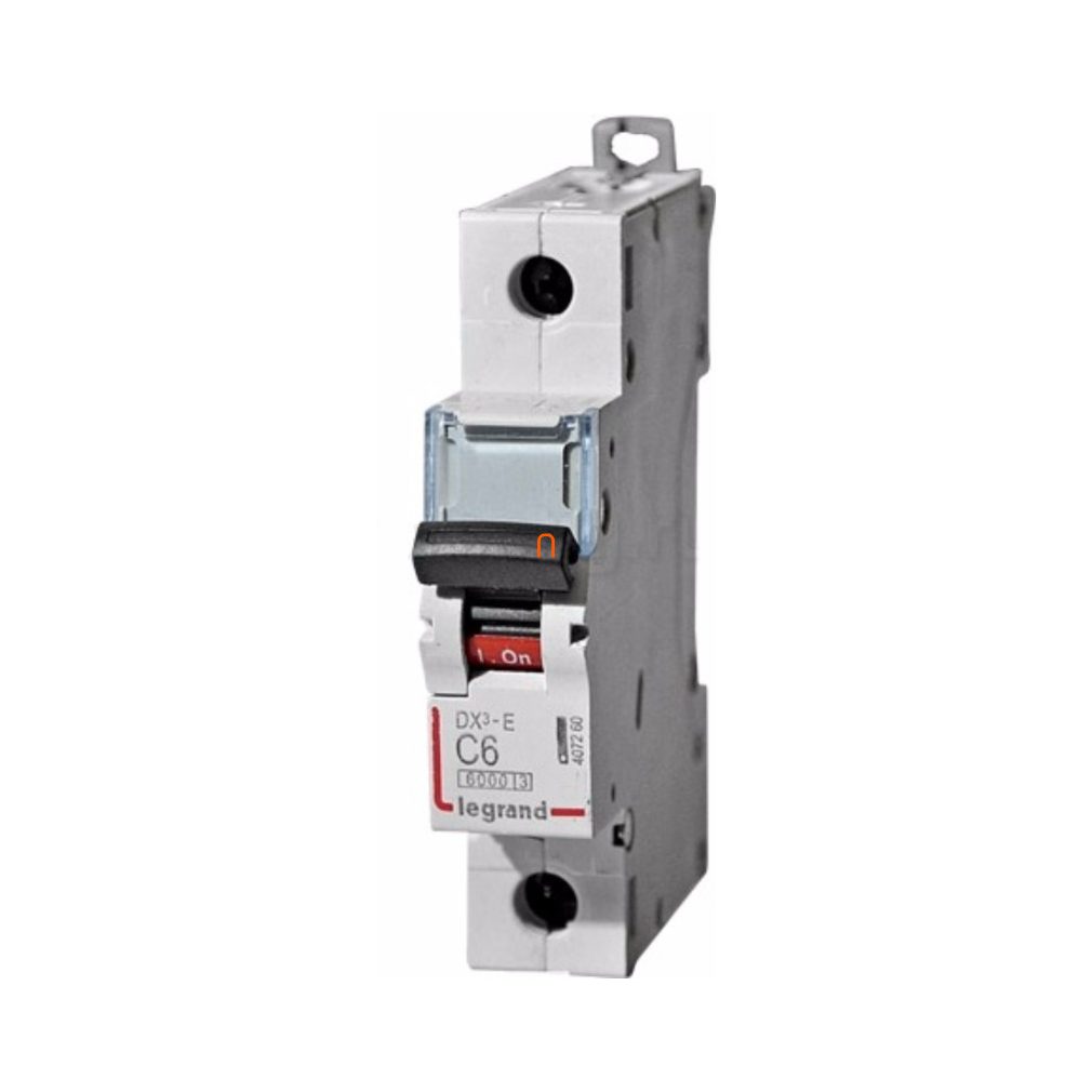 Legrand mini-disjunctor 1P C 6A 6kA DX3 (407666)