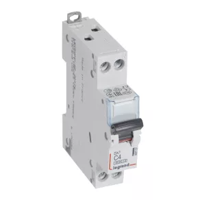   Întrerupător automat miniatural Legrand DX3 1P+N C4 6000A/10kA - 407737
