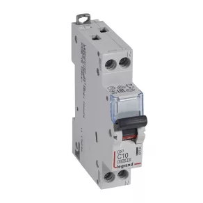  Întrerupător automat miniatural Legrand DX3 1P+N C10 6000A/10kA - 407740