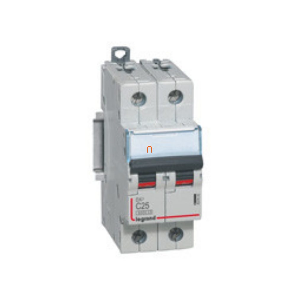 Legrand mini-disjunctor 2P C 6A 6kA DX3 (407796)