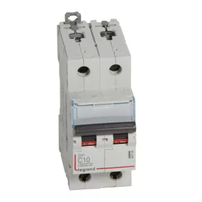   Întrerupător automat miniatural Legrand DX3 2P C10 6000A/10kA - 407798