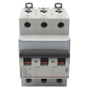   Întrerupător automat miniatural Legrand DX3 3P C4 6000A/10kA - 407854