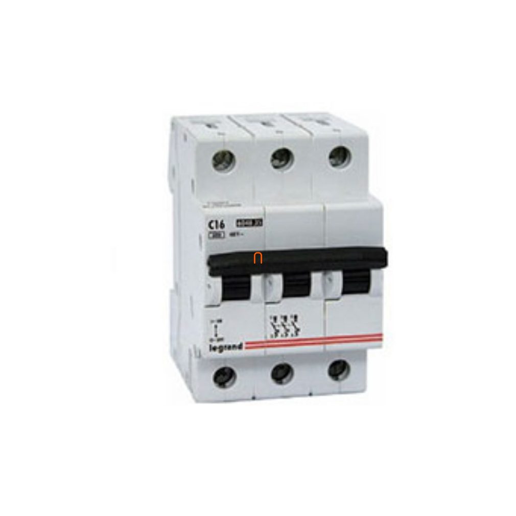 Legrand mini-disjunctor 3P C 16A 6kA DX3 (407859)