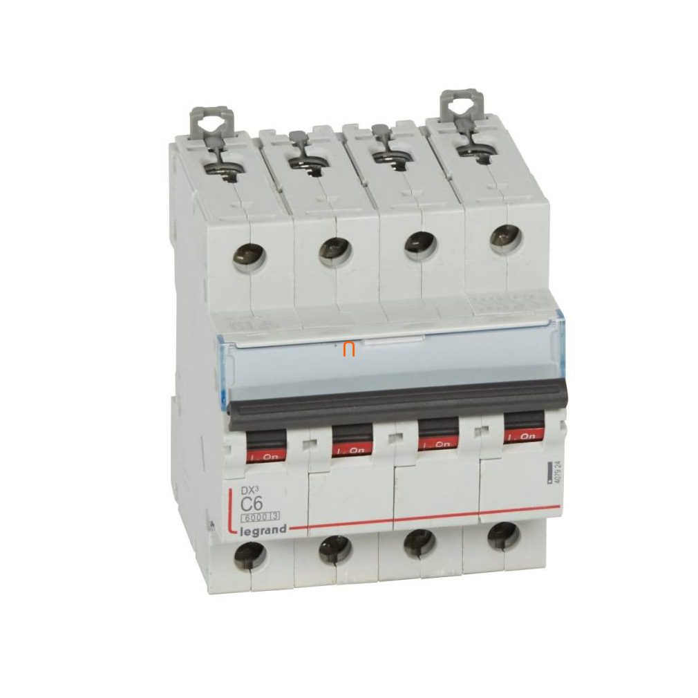 Legrand mini-disjunctor 4P C 6A 6kA DX3 (407924)