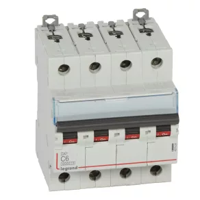   Întrerupător automat miniatural Legrand DX3 4P C6 6000A/10kA - 407924