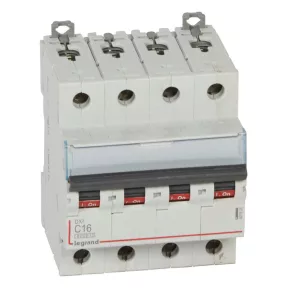   Întrerupător automat miniatural Legrand DX3 4P C16 6000A/10kA - 407928