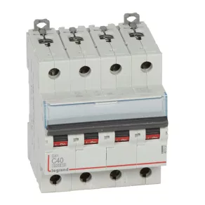   Întrerupător automat miniatural Legrand DX3 4P C40 6000A/10kA - 407932