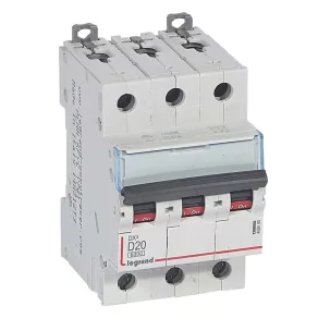   Întrerupător automat miniatural Legrand DX3 3P D20 6000A/10kA - 408090