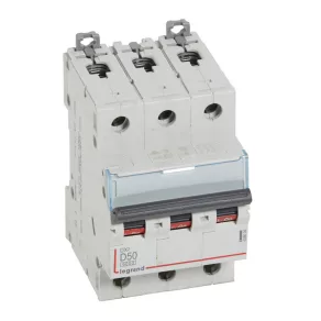   Întrerupător automat miniatural Legrand DX3 3P D50 6000A/10kA - 408094