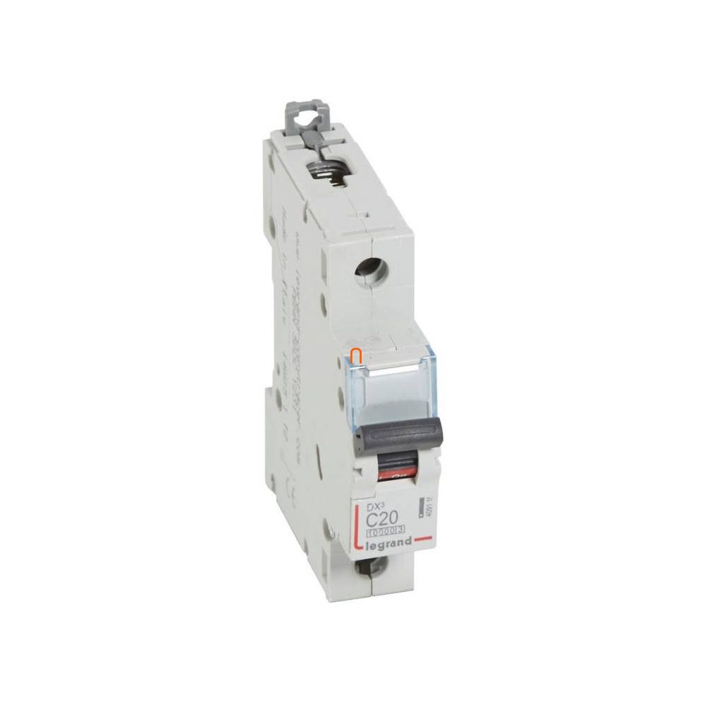 Legrand mini-disjunctor 1P C 20A 16kA DX3 (409115)