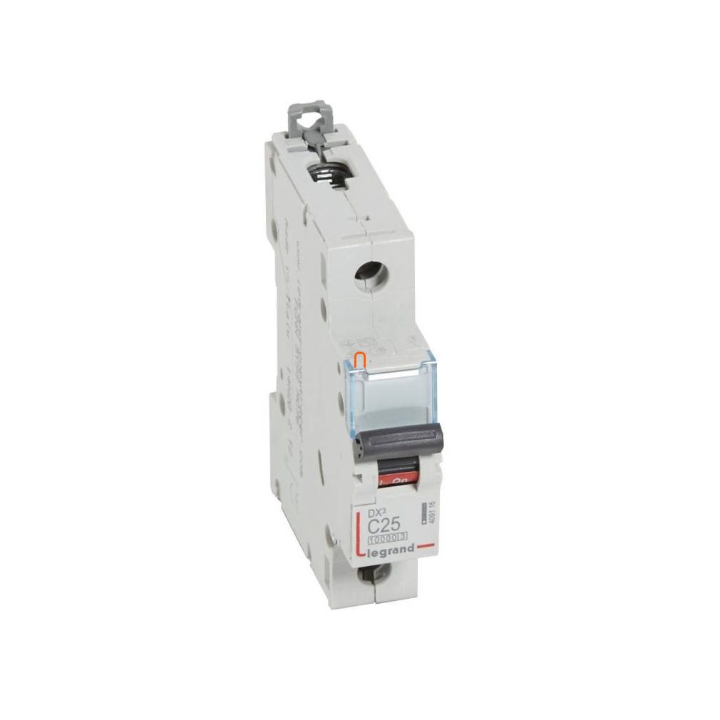 Legrand mini-disjunctor 1P C 25A 16kA DX3 (409116)