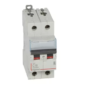   Întrerupător automat miniatural Legrand DX3 2P C16 10000A / 16 kA - 409202