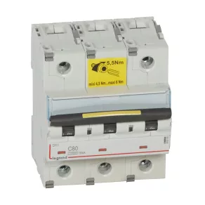 Legrand DX3 3P C80 10000A/16kA - 409280
