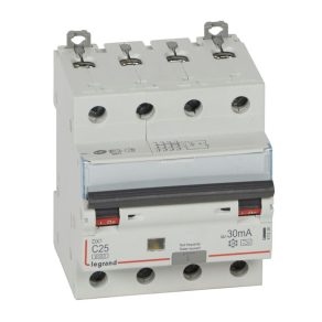   Întrerupător combinat Legrand DX3 4P C25 6000A / 10kA 30mA Tip A - 411236