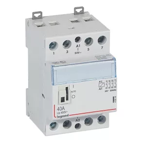   Contactor modular Legrand CX3 40A 24V cu pârghie 4Z - 412518