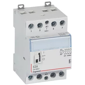   Contactor modular Legrand CX3 63A 24V cu pârghie 4Z - 412519