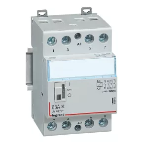   Contactor modular Legrand CX3 63A 230V 4Z cu braț silențios - 412563